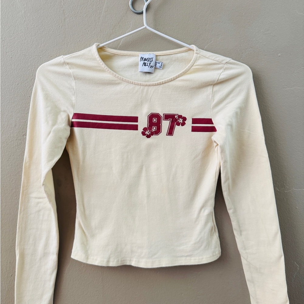 Princess Polly Cream Top